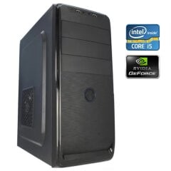 ПК Casecom TZ-S13 Tower / Intel Core i5-2500 (4 ядра по 3.3 - 3.7 GHz) / 16 GB DDR3 / 128 GB SSD + 320 GB HDD / nVidia GeForce GTS 250, 1 GB GDDR3, 256-bit / 420W