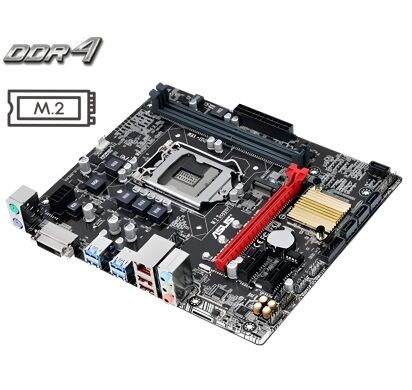 Новая материнская плата Asus B150M-V Plus M.2 / Socket LGA1151 / M.2