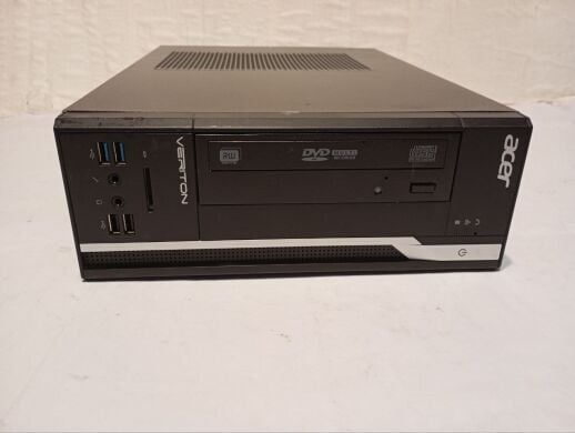 Комплект ПК Б-класс: Acer Veriton X2632G SFF / Intel Core i3-4130 (2 (4) ядра по 3.4 GHz) / 8 GB DDR3 / 500 GB HDD / Intel HD Graphics 4400 / DVD-RW + Монитор Acer K222HQL / 22" (1920x1080) IPS / 1x HDMI, 1x DVI, 1x VGA