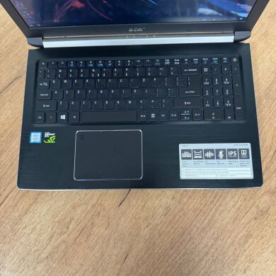 Игровой ноутбук Б-класс Acer Aspire 7 A715-71G / 15.6" (1920x1080) IPS / Intel Core i5-7300HQ (4 ядра по 2.5 - 3.5 GHz) / 16 GB DDR4 / 500 GB SSD / nVidia GeForce GTX 1050, 2 GB GDDR5, 128-bit / WebCam