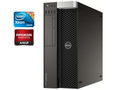 ПК Dell Precision 5810 Workstation Tower / Intel Xeon E5-1620 v3 (4 (8) ядра по 3.5 - 3.6 GHz) / 32 GB DDR4 / 256 GB SSD + 1000 GB HDD / AMD Radeon HD 4350, 1 GB DDR2, 64-bit / DVD-ROM
