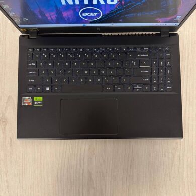 Игровой ноутбук Acer Nitro V15 ANV15-41 / 15.6" (1920x1080) IPS / AMD Ryzen 7 7735HS (8 (16) ядер по 3.2 - 4.75 GHz) / 16 GB DDR5 / 1000 GB SSD NVMe / nVidia GeForce RTX 4060, 8 GB GDDR6, 128-bit / WebCam Игровой ноутбук Acer Nitro V15 ANV15-41 / 15.6" (1920x1080) IPS / AMD Ryzen 7 7735HS (8 (16) ядер по 3.2 - 4.75 GHz) / 16 GB DDR5 / 1000 GB SSD NVMe / nVidia GeForce RTX 4060, 8 GB GDDR6, 128-bit / WebCam