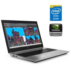 Мобільна робоча станція HP ZBook 15 G5 / 15.6" (1920x1080) IPS / Intel Xeon E-2176M (6 (12) ядра по 2.7 - 4.4 GHz) / 16 GB DDR4 / 480 GB SSD / nVidia Quadro P1000, 4 GB GDDR5, 128-bit / WebCam