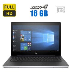 Ультрабук HP ProBook 440 G5 / 14" (1920x1080) IPS / Intel Core i3-8130U (2 (4) ядра по 2.2 - 3.4 GHz) / 16 GB DDR4 / 240 GB SSD / Intel HD Graphics 620 / WebCam