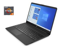 Ультрабук HP 15s-eq0300ng / 15.6" (1920x1080) IPS / AMD Ryzen 5 3500U (4 (8) ядра по 2.1 - 3.7 GHz) / 12 GB DDR4 / 512 GB SSD / AMD Radeon Graphics Vega 8 / WebCam / Win 10