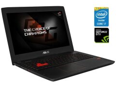 Игровой ноутбук Asus ROG Strix GL502VM / 15.6" (1920x1080) IPS / Intel Core i7-6700HQ (4 (8) ядра по 2.6 - 3.5 GHz) / 16 GB DDR4 / 512 GB SSD / nVidia GeForce GTX 1060, 6 GB GDDR5, 192-bit / WebCam