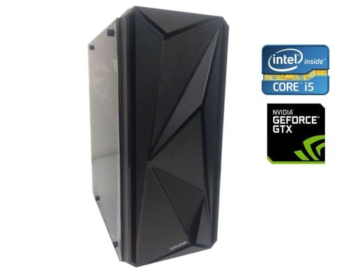 Ігровий ПК 1stPlayer Black Tower NEW / Intel Core i5-4590 (4 ядра по 3.3 - 3.7 GHz) / 16 GB DDR3 / 480 GB SSD NEW / nVidia GeForce GTX 1660 Super, 6 GB GDDR6, 192-bit / 750W + Wi-Fi адаптер D-Link DWA-140
