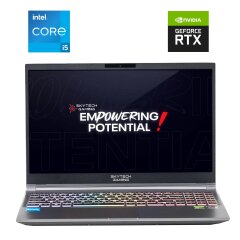 Игровой ноутбук Skytech Gaming ST-Lumi-0002 / 15.6" (1920x1080) IPS / Intel Core i5-12450H (8 (12) ядер по 2.0 - 4.4 GHz) / 16 GB DDR4 / 512 GB SSD NVMe / nVidia GeForce RTX 3050, 4 GB GDDR6, 128-bit / WebCam