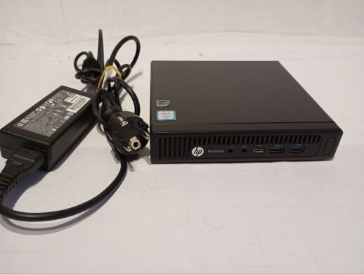 Неттоп HP ProDesk 600 G2 Mini USFF / Intel Core i5-6500T (4 ядра по 2.5 -3.1 GHz) / 8 GB DDR4 / 250 GB SSD + 500 GB HDD / Intel HD Graphics 530