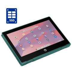 Нетбук-трансформер HP Fortis Flip G1i / 11.6" (1366x768) IPS Touch / Intel N150 (4 ядра по 3.6 GHz) / 8 GB DDR4 / 256 GB SSD / Intel HD Graphics / WebCam / Win 10 Pro