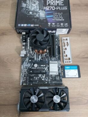 Комплект ПК: GameMax StarLight Tower / Intel Core i5-7500 (4 ядра по 3.4 - 3.8 GHz) / 16 GB DDR4 / 480 GB SSD + 500 GB HDD / AMD Radeon R9 380, 4 GB GDDR5, 256-bit / 600W + Монитор LG 24MB37PM-B / 24" (1920x1080) IPS