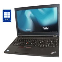 Ноутбук Б-клас Lenovo ThinkPad L570 / 15.6" (1366x768) TN / Intel Core i3-7100U (2 (4) ядра по 2.4 GHz) / 8 GB DDR3 / 180 GB SSD / Intel HD Graphics 620 / WebCam / DVD-ROM / Win 10 Pro