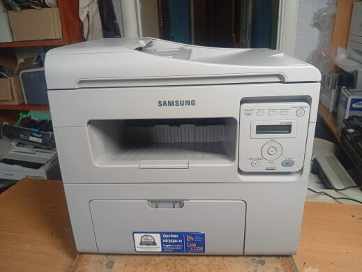 БФП Samsung SCX-4650N / лазерний монохромний друк / 1200x1200 dpi / A4 / 24 стор/хв / USB 2.0, Ethernet / Дуплекс