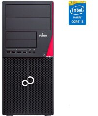 Системний блок Fujitsu Esprimo P720 E90+ Tower / Intel Core i3-4130 (2 (4) ядра по 3.4 GHz) / 8 GB DDR3 / 250 GB HDD / Intel HD Graphics 4400 / 280W / DisplayPort / DVI