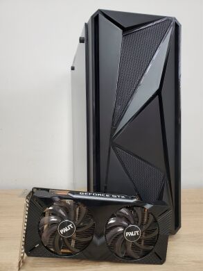 Ігровий ПК 1stPlayer Black Tower NEW / Intel Core i5-4590 (4 ядра по 3.3 - 3.7 GHz) / 16 GB DDR3 / 480 GB SSD NEW / nVidia GeForce GTX 1660 Super, 6 GB GDDR6, 192-bit / 750W + Wi-Fi адаптер D-Link DWA-140