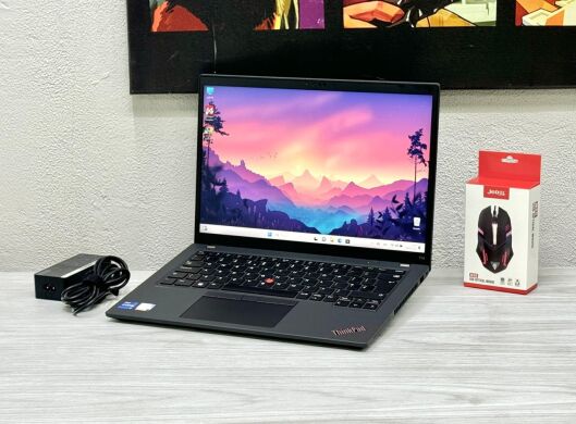 Ультрабук Lenovo ThinkPad T14 Gen 4 / 14" (1920x1200) IPS / Intel Core i7-1355U (10 (12) ядер по 3.7 - 5.0 GHz) / 32 GB DDR5 / 1000 GB SSD / Intel Iris Xe Graphics / WebCam / Win 11 Pro