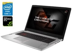 Ігровий ноутбук Asus ROG GL702VS / 17.3" (1920x1080) IPS / Intel Core i7-7700HQ (4 (8) ядра по 2.8 - 3.8 GHz) / 32 GB DDR4 / 512 GB SSD / nVidia GeForce GTX 1070, 8 GB GDDR5, 256-bit / WebCam / Win 10 Home