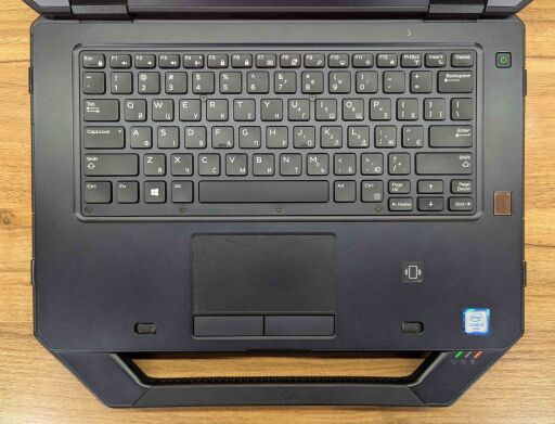 Захищений ноутбук Dell Latitude 14 Rugged 5414 / 14" (1920x1080) IPS Touch / Intel Core i5-6300U (2 (4) ядра по 2.4 - 3.0 GHz) / 8 GB DDR4 / 240 GB SSD / Intel HD Graphics 520 / HDMI / VGA / Windows 10