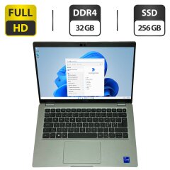 Ультрабук Dell Latitude 5420 / 14" (1920x1080) IPS / Intel Core i5-1135G7 (4 (8) ядра по 2.4 - 4.2 GHz) / 32 GB DDR4 / 256 GB SSD / Intel Iris Xe Graphics / WebCam / Windows 11 Pro