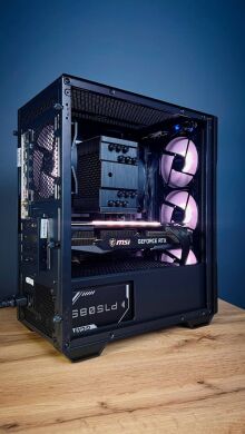 Сборка под заказ: компьютер MSI MAG Forge M100R Black Tower / Intel Core i5-14600KF (14 (20) ядер по 2.6 - 5.3 GHz) / 32 GB DDR5 / 1000 GB SSD M.2 / nVidia GeForce RTX 3060 Ti, 8 GB GDDR6, 256-bit / 750W Сборка под заказ: компьютер MSI MAG Forge M100R Black Tower / Intel Core i5-14600KF (14 (20) ядер по 2.6 - 5.3 GHz) / 32 GB DDR5 / 1000 GB SSD M.2 / nVidia GeForce RTX 3060 Ti, 8 GB GDDR6, 256-bit / 750W