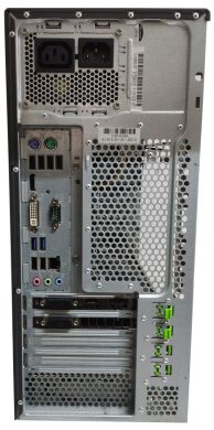 Компьютер Fujitsu Esprimo P720 E85+ Tower / Intel Core i5-4430 (4 ядра по 3.0 - 3.2 GHz) / 8 GB DDR3 / 120 GB SSD+500 GB HDD / nVidia GeForce GTX 1050 Ti, 4 GB GDDR5, 128-bit