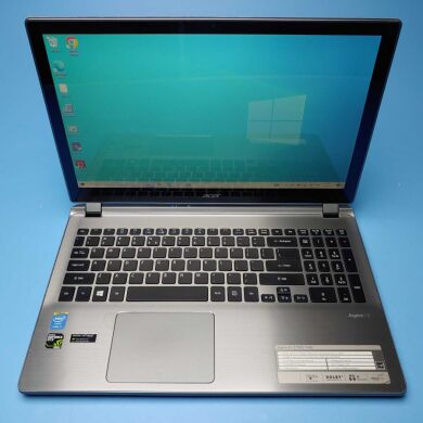Ігровий ноутбук Acer Aspire V5 573PG / 15.6" (1366x768) TN Touch / Intel Core i5-4210U (2 (4) ядра по 1.7 - 2.7 GHz) / 8 GB DDR3 / 128 GB SSD / nVidia GeForce GTX 850M, 4 GB DDR3, 128-bit / WebCam / Win 10 Home