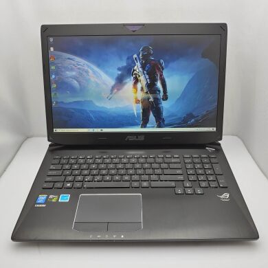 Ігровий ноутбук Asus ROG G750JZ / 17.3" (1920х1080) TN / Intel Core i7-4700HQ (4 (8) ядра по 2.4 - 3.4 GHz) / 16 GB DDR3 / 128 GB SSD+1 TB HDD / nVidia GeForce GTX 880M 4 GB / WebCam / DVD-ROM