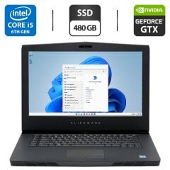 Игровой ноутбук Б-класс Dell Alienware 15 R3 / 15.6" (1920x1080) IPS / Intel Core i5-6300HQ (4 ядра по 2.3 - 3.2 GHz) / 16 GB DDR4 / 480 GB SSD / nVidia GeForce GTX 1060, 6 GB GDDR5, 192-bit / WebCam