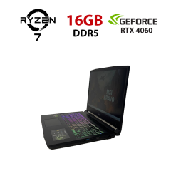 Ігровий ноутбук Б-клас MSI Bravo 15 C7VFK / 15.6" (1920x1080) IPS / AMD Ryzen 7 7735HS (8 (16) ядер по 3.2 - 4.75&nbsp;GHz) / 16 GB DDR5 / 512 GB SSD NVMe / nVidia GeForce RTX 4060, 8 GB GDDR6, 128-bit / WebCam