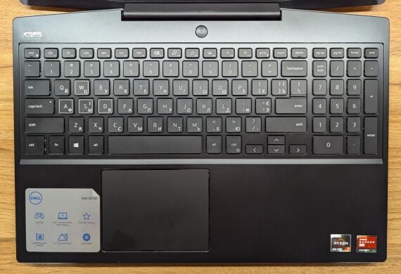 Ігровий ноутбук Dell G5 SE 5505 / 15.6" (1920x1080) IPS / AMD Ryzen 7 4800H (8 (16) ядер по 2.9 - 4.2 GHz) / 16 GB DDR4 / 512 GB SSD / AMD Radeon RX 5600M, 6 GB GDDR6, 192-bit / WebCam / Windows 10 Ігровий ноутбук Dell G5 SE 5505 / 15.6" (1920x1080) IPS / AMD Ryzen 7 4800H (8 (16) ядер по 2.9 - 4.2 GHz) / 16 GB DDR4 / 512 GB SSD / AMD Radeon RX 5600M, 6 GB GDDR6, 192-bit / WebCam / Windows 10