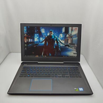 Игровой ноутбук Dell G7-7588 / 15.6" (1920х1080) IPS / Intel Core i7-8750H (6 (12) ядер по 2.2 - 4.1 GHz) / 16 GB DDR4 / 128 GB SSD M.2+1 TB HDD / nVidia GeForce GTX 1060, 6 GB GDDR5, 192-bit / WebCam / HDMI