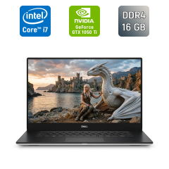 Игровой ноутбук Dell XPS 15 9570 / 15.6" (1920x1080) IPS / Intel Core i7-8750H (6 (12) ядер по 2.2 - 4.1 GHz) / 16 GB DDR4 / 512 GB SSD / nVidia GeForce GTX 1050 Ti, 4 GB GDDR5, 128-bit / HDMI / Windows 10