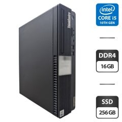 Компьютер Lenovo ThinkCentre M70s SFF / Intel Core i5-10400 (6 (12) ядер по 2.9 - 4.3 GHz) / 16 GB DDR4 / 256 GB SSD / Intel UHD Graphics 630 / DVD-ROM