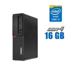 Комп'ютер Lenovo ThinkCentre M720s SFF / Intel Core i5-8400 (6 ядер по 2.8 - 4.0 GHz) / 16 GB DDR4 / 512 GB SSD / Intel UHD Graphics 630