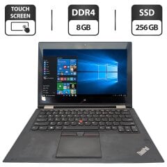 Нетбук Lenovo ThinkPad Yoga 260 / 12.5" (1920x1080) TN Touch / Intel Core i5-6300U (2 (4) ядра по 2.4 - 3.0 GHz) / 8 GB DDR4 / 256 GB SSD / Intel HD Graphics 520 / WebCam