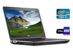 Ноутбук Б-класс Dell Latitude E6440 / 14" (1366x768) TN / Intel Core i5-4200M (2 (4) ядра по 2.5 - 3.1 GHz) / 4 GB DDR3 / 128 GB SSD / Intel HD Graphics 4600 / WebCam / HDMI