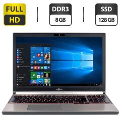 Ноутбук Б-класс Fujitsu LifeBook E754 / 15.6" (1920x1080) TN / Intel Core i7-4712MQ (4 (8) ядра по 2.3 - 3.3 GHz) / 8 GB DDR3 / 128 GB SSD / Intel HD Graphics 4600 / WebCam / VGA