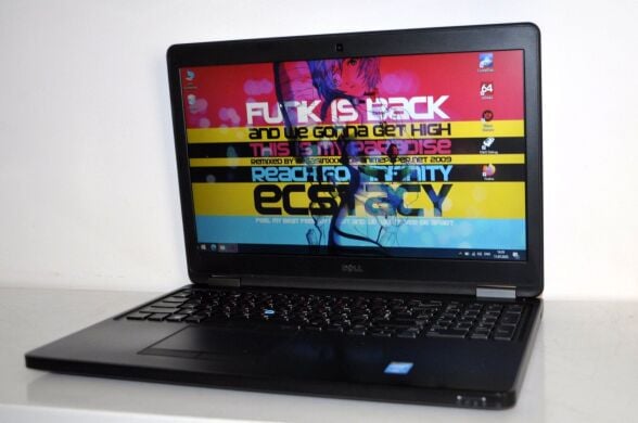 Ноутбук Dell Latitude E5550 / 15.6" (1366x768) TN / Intel Core i7-5600U (2 (4) ядра по 2.6 - 3.2 GHz) / 8 GB DDR3 / 240 GB SSD / Intel HD Graphics 5500 / WebCam / АКБ NEW