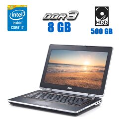Ноутбук Dell Latitude E6420 / 14" (1366x768) TN / Intel Core i7-2620M (2 (4) ядра по 2.7 - 3.4 GHz) / 8 GB DDR3 / 500 GB HDD / Intel HD Graphics 3000 / DVD-ROM / Без АКБ