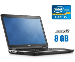 Ноутбук Dell Latitude E6540 / 15.6" (1366x768) TN / Intel Core i5-4310M (2 (4) ядра по 2.7 - 3.4 GHz) / 8 GB DDR3 / 256 GB SSD / Intel HD Graphics 4600 / HDMI / Windows 10