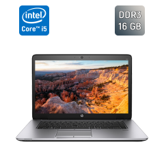 Ноутбук HP EliteBook 850 G2 / 15.6" (1920x1080) IPS / Intel Core i5-5200U (2 (4) ядра по 2.2 - 2.7 GHz) / 16 GB DDR3 / 250 GB SSD / Intel HD Graphics 5500 / WebCam / TouchID
