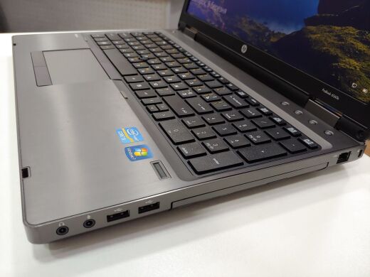 Ноутбук HP ProBook 6560b / 15.6" (1366x768) TN / Intel Core i3-2310M (2 (4) ядра по 2.1 GHz) / 4 GB DDR3 / 500 GB HDD / Intel HD Graphics 3000 / DVD-ROM / VGA