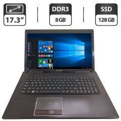 Ноутбук Lenovo IdeaPad G770 / 17.3" (1600x900) TN / Intel Core i5-2520M (2 (4) ядра по 2.5 - 3.2 GHz) / 8 GB DDR3 / 128 GB SSD / Intel HD Graphics 3000 / WebCam / DVD-ROM