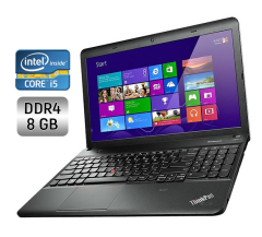 Ноутбук Lenovo ThinkPad E540 / 15.6" (1366x768) TN / Intel Core i5-4200M (2 (4) ядра по 2.5 - 3.1 GHz) / 8 GB DDR3 / 256 GB SSD / Intel HD Graphics 4600 / WebCam / Fingerprint / Windows 10