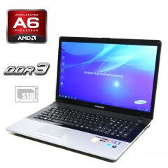 Ноутбук Samsung NP305E7A / 17.3" (1600x900) TN / AMD A6-3420M (4 ядра по 1.5 - 2.4 GHz) / 4 GB DDR3 / 240 GB SSD NEW / AMD Radeon HD 7430M, 1 GB DDR3, 64-bit / WebCam 