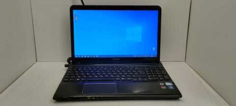 Ноутбук Sony Vaio SVE151C11M (1366x768) TN Intel Pentium B960 (2  ядра по GHz) GB DDR3 120 GB SSD AMD Radeon HD 7550M Graphics 