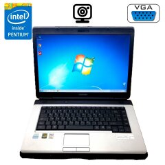 Ноутбук TOSHIBA L300 / 15,4' (1280х800) TN / Intel Pentium T2370 (2 ядра по 1.73GHz) / 3 GB DDR2 / 120 GB HDD / DVD-RW, web-cam