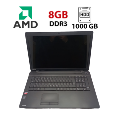 Ноутбук Toshiba Satellite C70 / 17.3" (1600x900) TN / AMD A4-6210 (4 ядра по 1.8 GHz) / 8 GB DDR3 / 1000 GB HDD / AMD Radeon R3 Graphics / WebCam