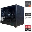 Сборка под заказ: новый игровой ПК Deepcool CH160 Black Tower / AMD Ryzen 5 5600 (6 (12) ядер по 3.5 - 4.4 GHz) / 32 GB DDR4 / 1000 GB SSD M.2 / AMD Radeon RX 9060 XT, 16 GB GDDR6, 128-bit / 650W