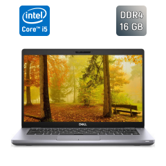 Ультрабук Б-класс Dell Latitude 5410 / 14" (1920x1080) IPS / Intel Core i5-10310U (4 (8) ядра по 1.7 - 4.4 GHz) / 16 GB DDR4 / 256 GB SSD / Intel UHD Graphics / WebCam / TouchID